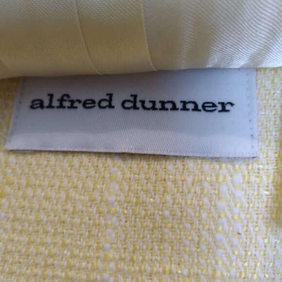 Butter Yellow & Beige Melange Plaid Tweed Jacket with Frayed Edges Sz10 - Picture 6 of 13